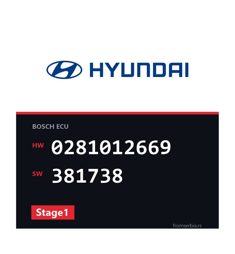 Hyundai Santa 0281012669 381738 Stage1 tuning file
