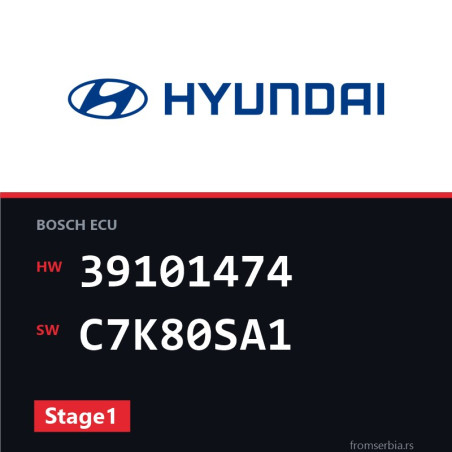 Hyundai Terracan 39101474 C7K80SA1 Stage1 tuning file