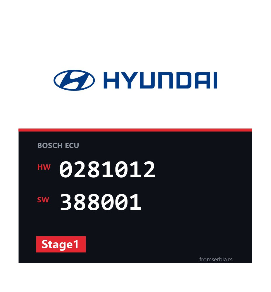 Hyundai Santa 0281012 388001 Stage1 tuning file