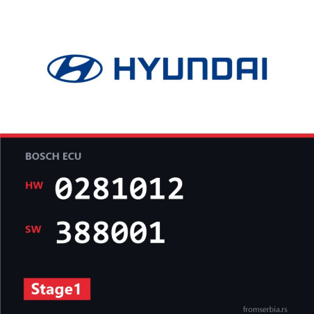 Hyundai Santa 0281012 388001 Stage1 tuning file