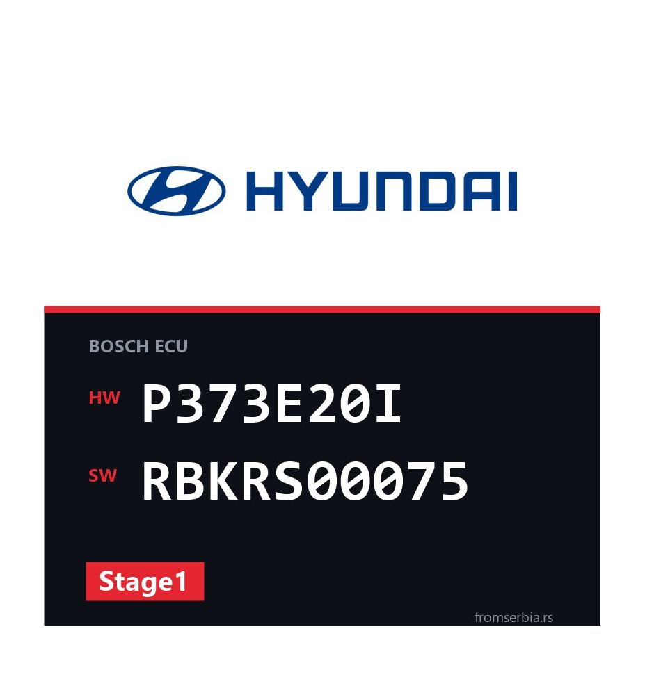 Hyundai Tucson P373E20I RBKRS00075 Stage1 tuning file