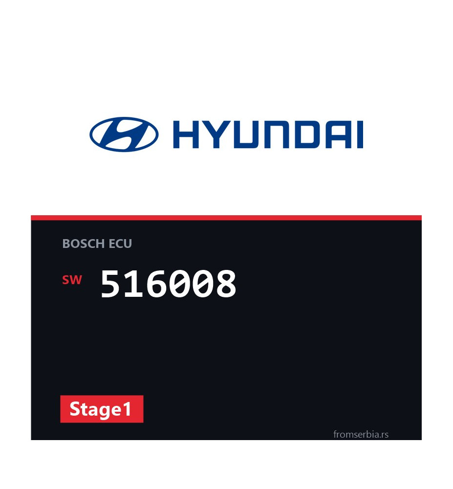 Hyundai i30 516008 Stage1 tuning file