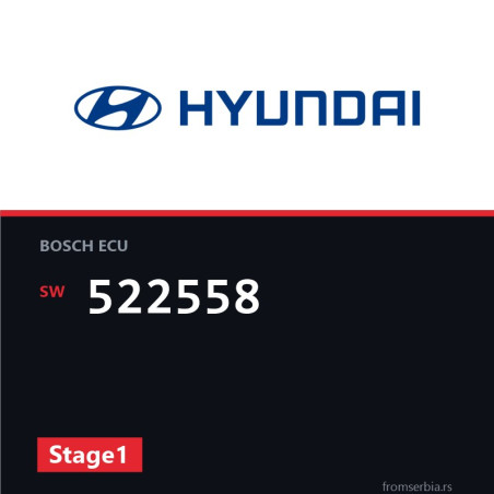 Hyundai i30 522558 Stage1 tuning file