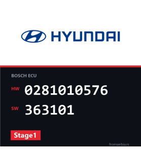 Hyundai Alentra 0281010576 363101 Stage1 tuning file