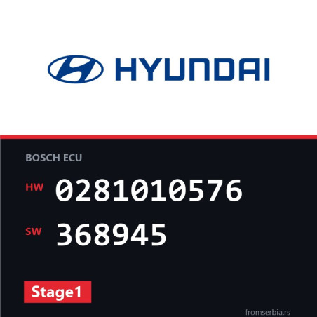 Hyundai Alentra 0281010576 368945 Stage1 tuning file