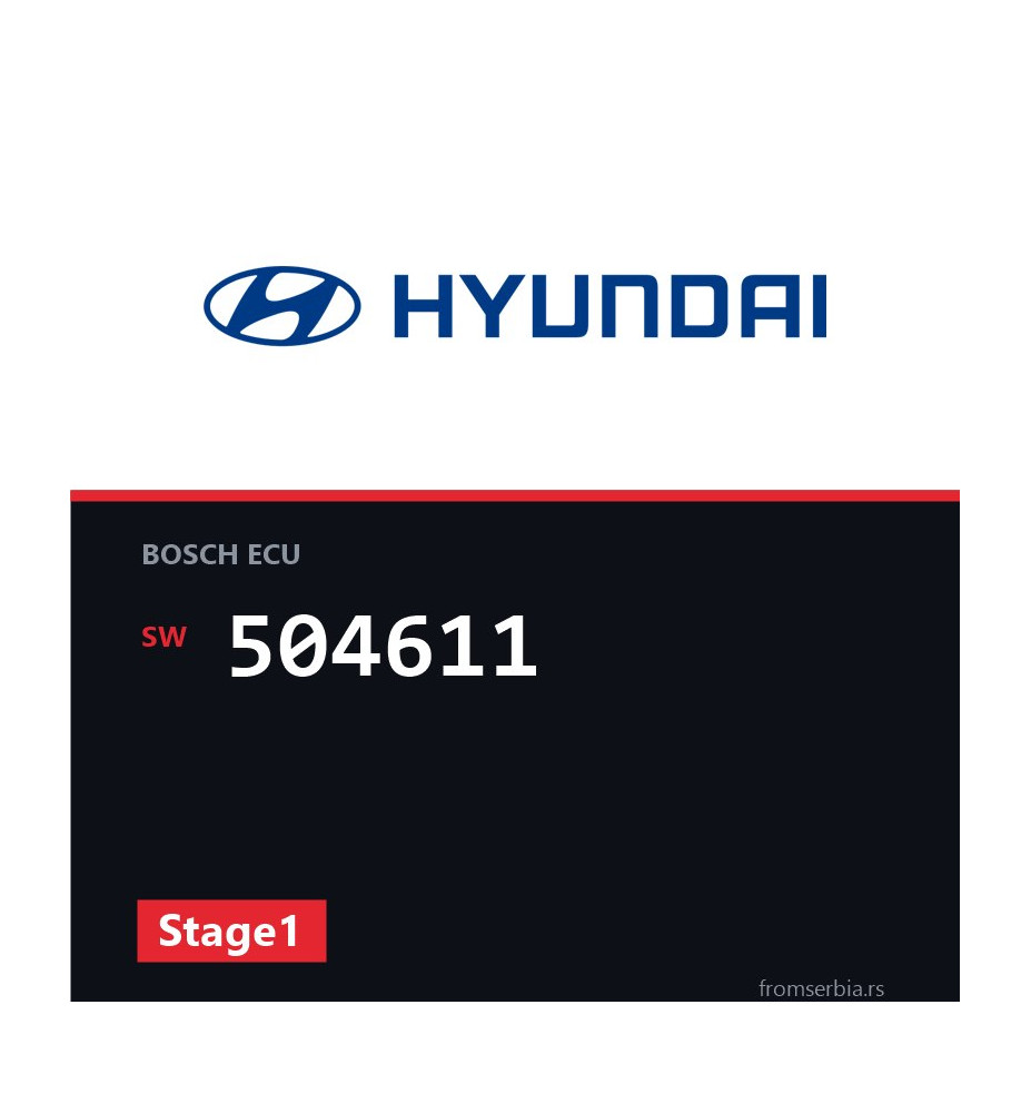Hyundai i30 504611 Stage1 tuning file
