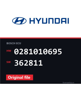 Hyundai Santa 0281010695 362811 original ECU file