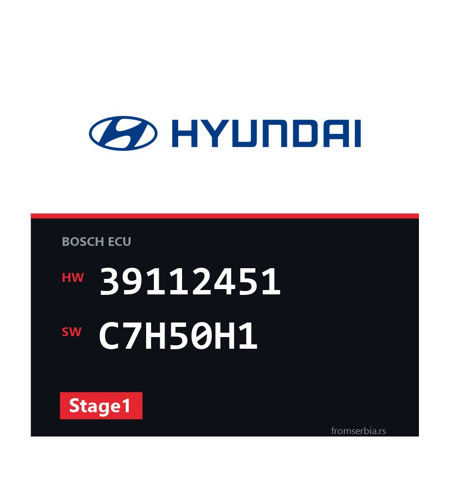 Hyundai Terracan 39112451 C7H50H1 Stage1 tuning file