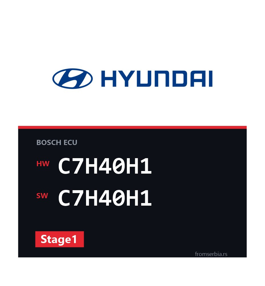 Hyundai Terracan C7H40H1 C7H40H1 Stage1 tuning file