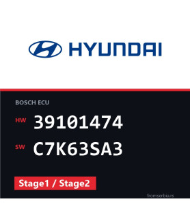 Hyundai Terracan 39101474 C7K63SA3 Stage1 / Stage2 tuning file