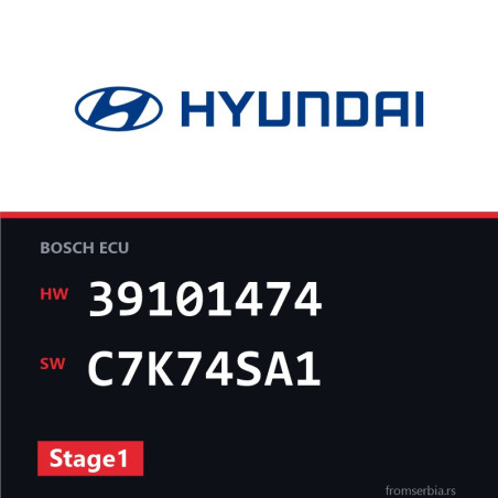 Hyundai Terracan 39101474 C7K74SA1 Stage1 tuning file