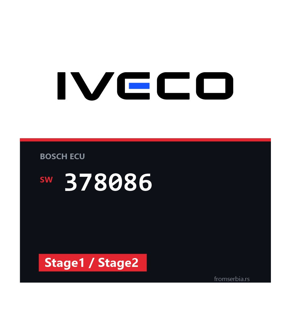 Iveco Daily 378086 Stage1 / Stage2 tuning file