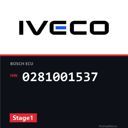 Iveco Daily 0281001537 Stage1 tuning file