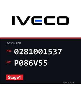 Iveco Daily 0281001537 P086V55 Stage1 tuning file
