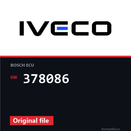 Iveco Daily 378086 original ECU file