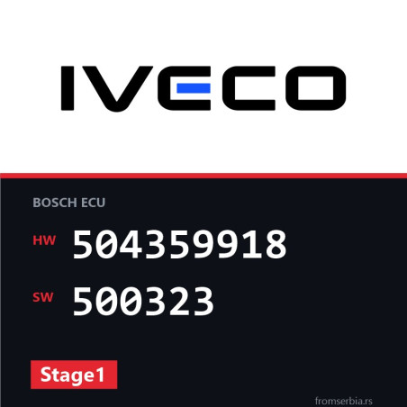 Iveco Daily 504359918 500323 Stage1 tuning file