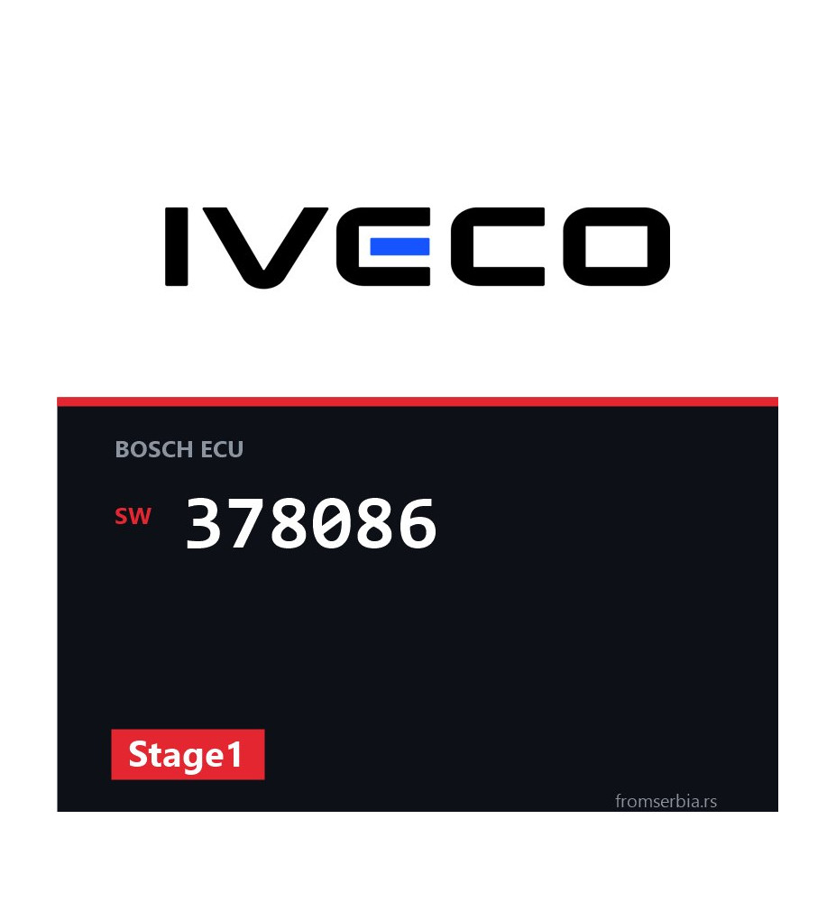 Iveco Daily 378086 Stage1 tuning file