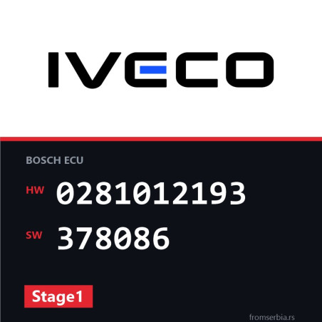Iveco Daily 0281012193 378086 Stage1 tuning file