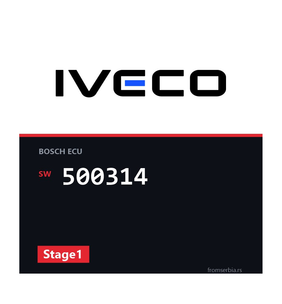 Iveco Daily 500314 Stage1 tuning file