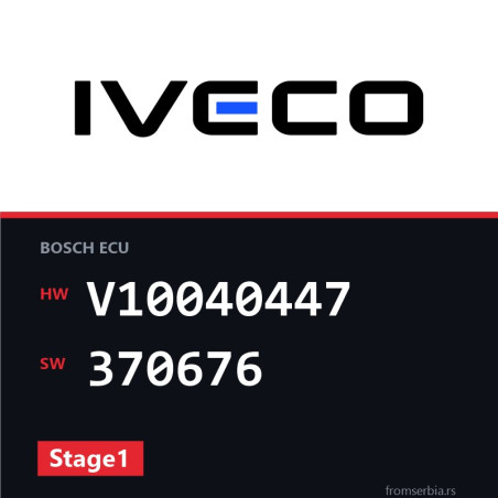 Iveco Dally V10040447 370676 Stage1 tuning file