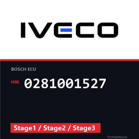 Iveco Stralis 0281001527 Stage1 / Stage2 / Stage3 tuning file