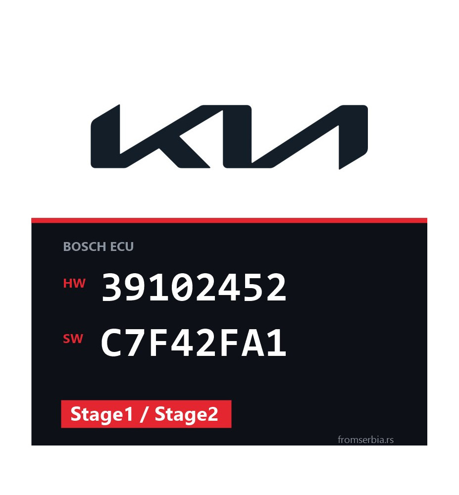 Kia Carnival 39102452 C7F42FA1 Stage1 / Stage2 tuning file