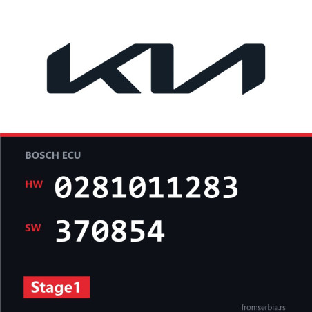 Kia Sorento 0281011283 370854 Stage1 tuning file