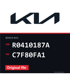 Kia Carnival R0410187A C7F80FA1 original ECU file