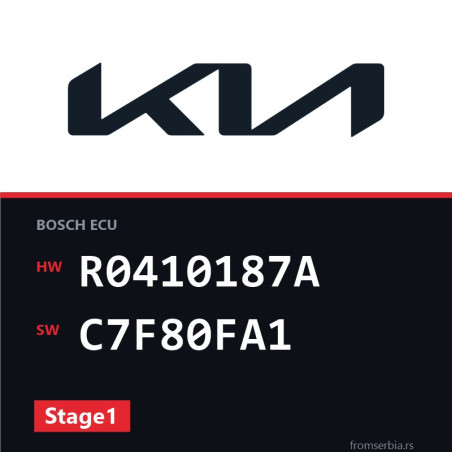 Kia Carnival R0410187A C7F80FA1 Stage1 tuning file