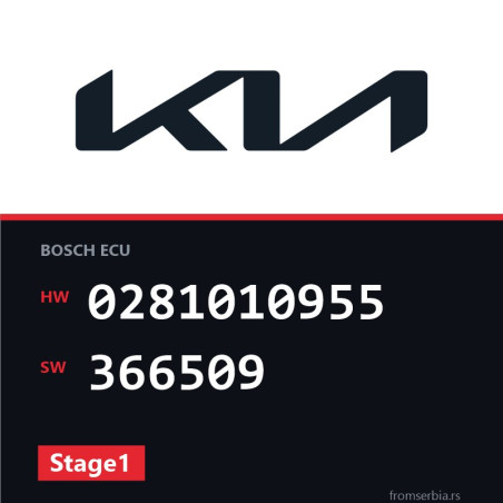 Kia Sorento 0281010955 366509 Stage1 tuning file