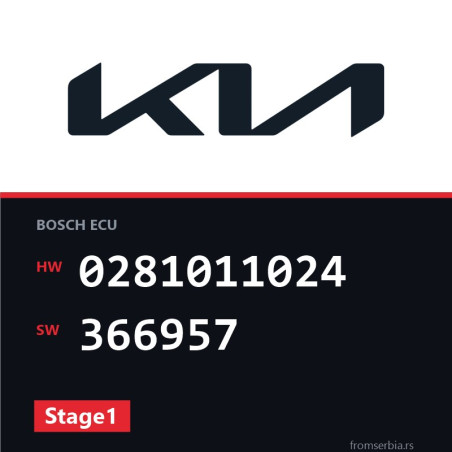 Kia Carens 0281011024 366957 Stage1 tuning file
