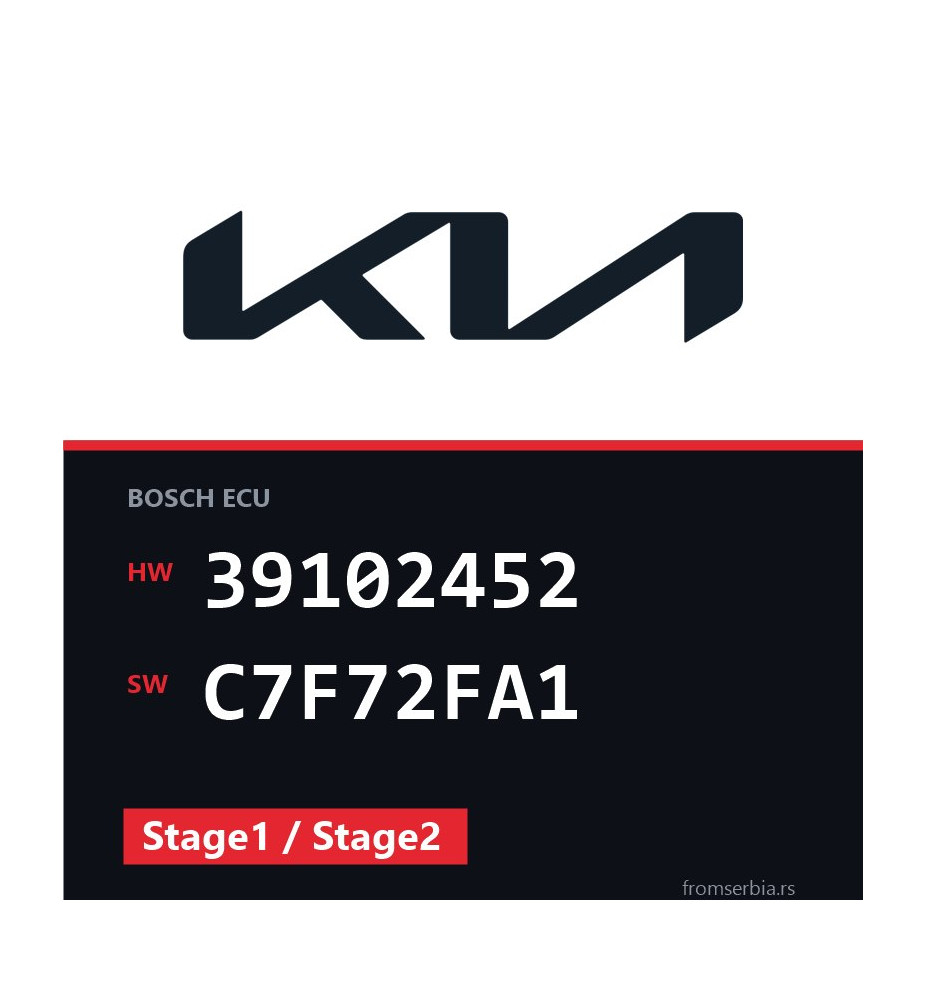Kia Carnival 39102452 C7F72FA1 Stage1 / Stage2 tuning file