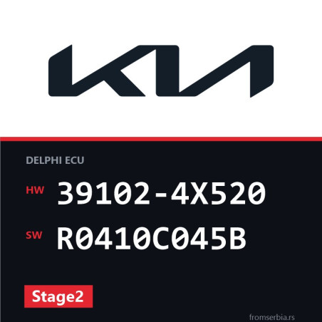 Kia Carnival 39102-4X520 R0410C045B Stage2 tuning file