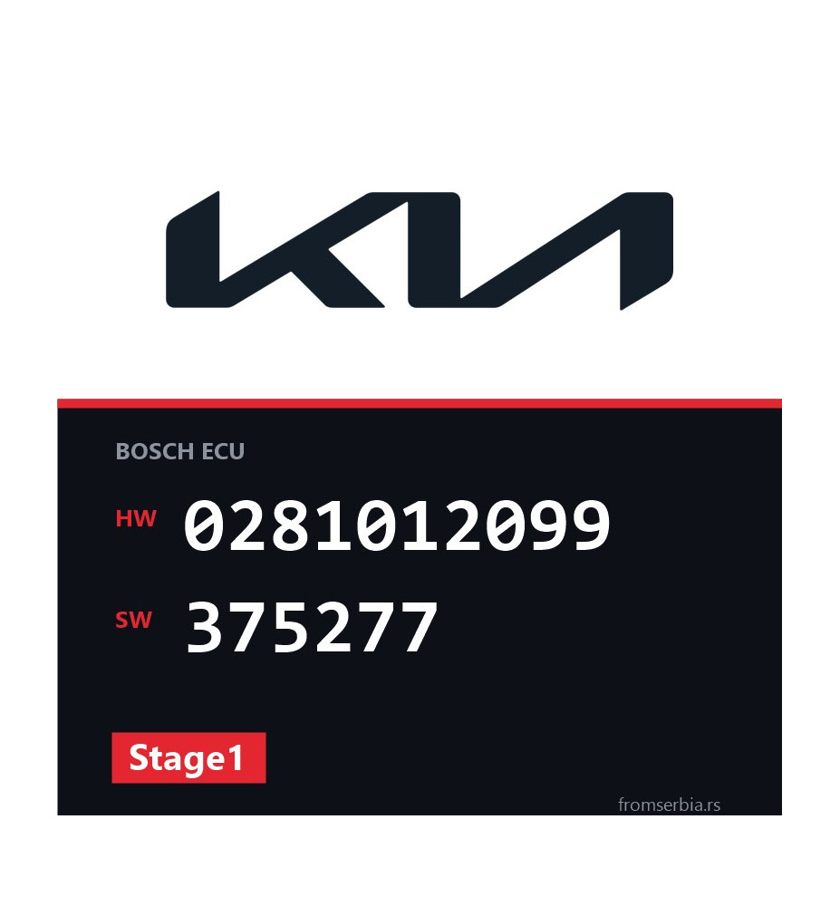 Kia Sportage 0281012099 375277 Stage1 tuning file