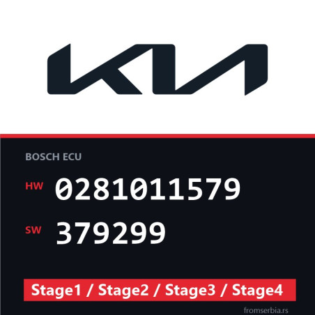 Kia 0281011579 379299 Stage1 / Stage2 / Stage3 / Stage4 file