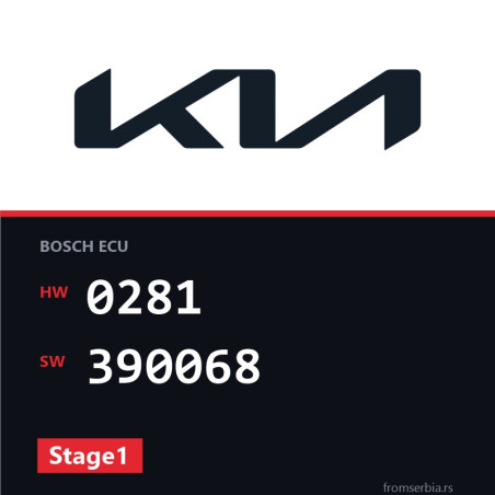 Kia Ceed 0281 390068 Stage1 tuning file