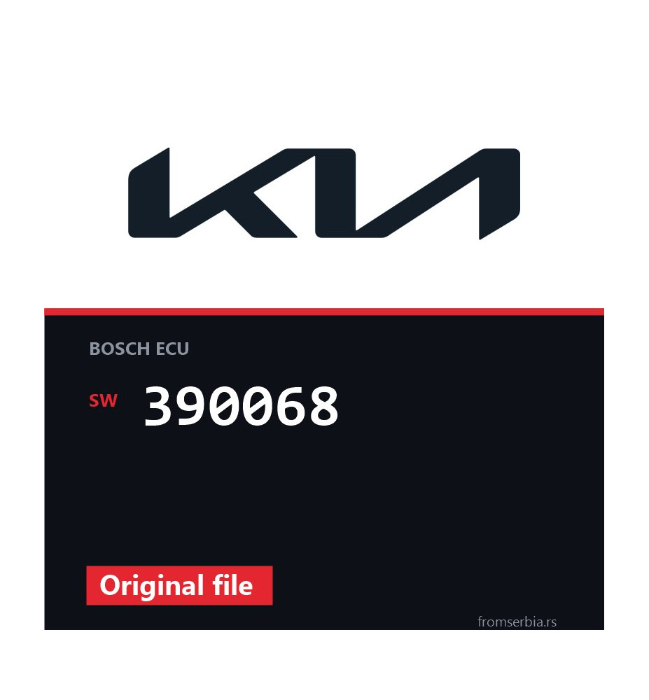Kia Ceed 390068 original ECU file