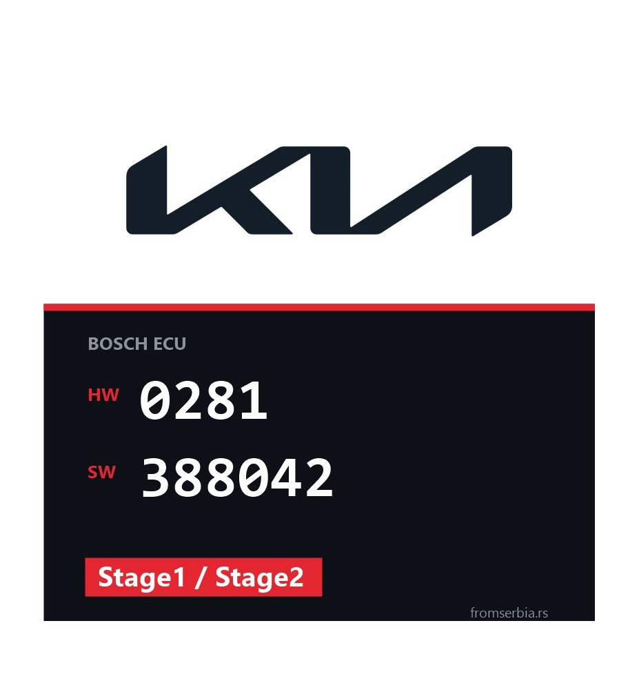 Kia Sorento 0281 388042 Stage1 / Stage2 tuning file