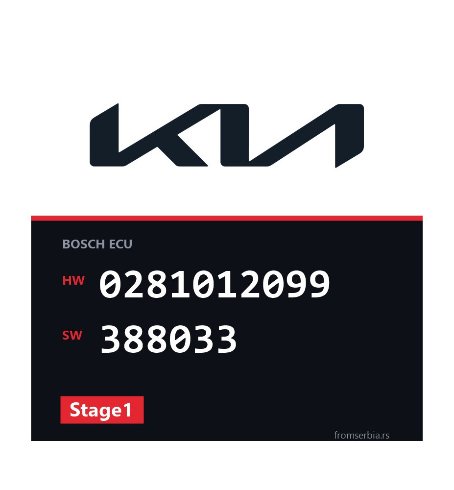 Kia Sportage 0281012099 388033 Stage1 tuning file