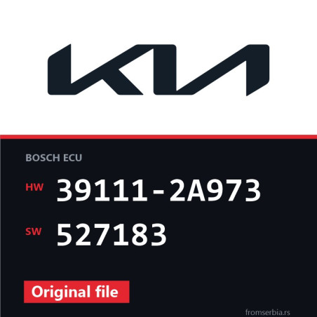 Kia Ceed 39111-2A973 527183 original ECU file
