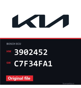 Kia Carnival 3902452 C7F34FA1 original ECU file