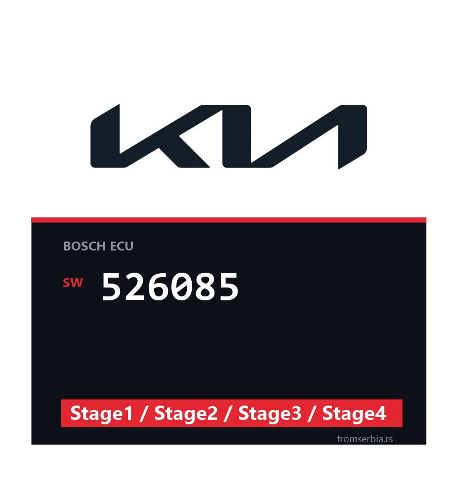 Kia cee`d 526085 Stage1 / Stage2 / Stage3 / Stage4 tuning file