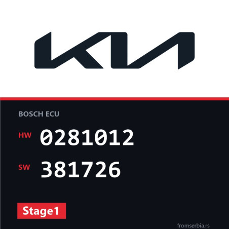 Kia Magentis 0281012 381726 Stage1 tuning file