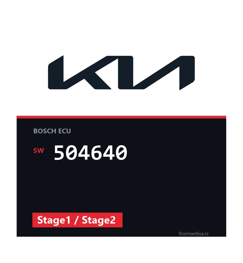 Kia Sorento 504640 Stage1 / Stage2 tuning file