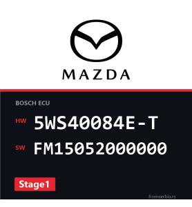 Mazda 2 1.4 5WS40084E-T FM15052000000 Stage1 tuning file