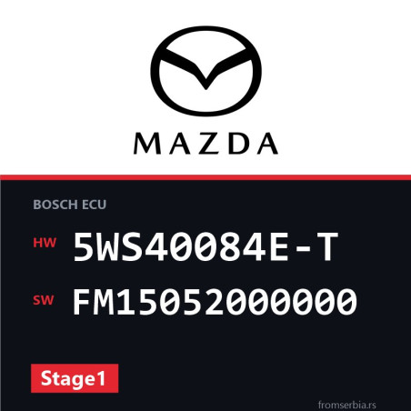 Mazda 2 1.4 5WS40084E-T FM15052000000 Stage1 tuning file