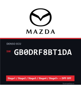 Mazda GB0DRF8BT1DA Stage1 / Stage2 / Stage3 / Stage4 / Stage5+ + DPF O