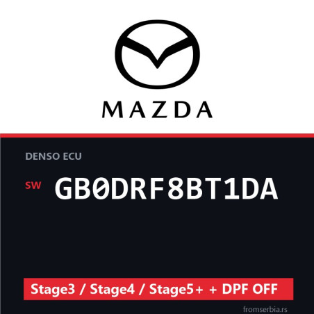 Mazda GB0DRF8BT1DA Stage3 / Stage4 / Stage5+ + DPF OFF file