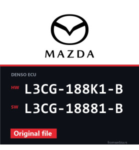 Mazda 3 2.3 L3CG-188K1-B L3CG-18881-B original ECU file