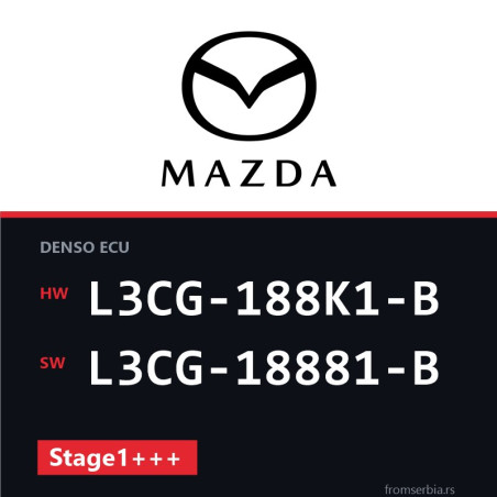Mazda 3 2.3 L3CG-188K1-B L3CG-18881-B Stage1+++ tuning file